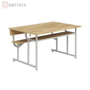 BBT101 – Bộ Bàn Ghế Bán Trú Liền Ghế Cấp 1–2