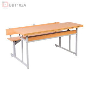 BBT102AG / BBT102BG – Bàn Ghế Bán Trú Học Sinh Liền Ghế Cấp 1–2