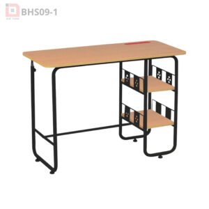 BHS09-1 – Bàn Học Sinh Gia Đình Có Giá Đựng Đồ & Mặt Bàn Nghiêng Tiện Lợi
