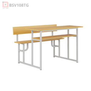 Bàn ghế sinh viên liền ghế có tựa BSV108TG