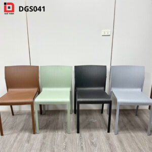 Ghế Nhựa Sóng Đúc Nguyên Khối DGS041