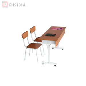 GHS101A/B | Bộ Bàn Ghế Học Sinh Cấp 1–2 Hai Chỗ Ngồi