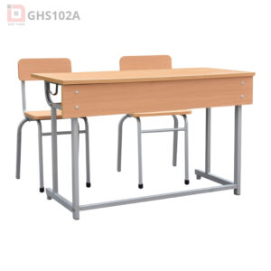 GHS102A/B |Ghế Học Sinh Cấp 1–2 Hai Chỗ Ngồi