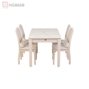 Bàn ghế ăn cao cấp HGB66A-B