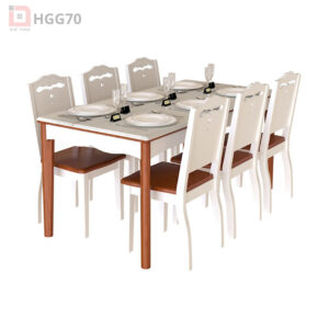 Bàn ghế ăn cao cấp  HGG70