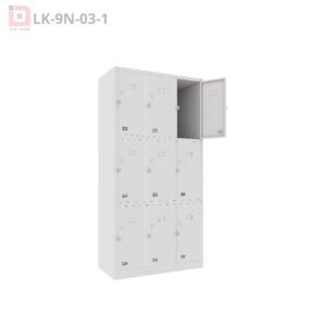 Tủ Sắt Sơn Tĩnh Điện 9 Khoang LK-9N-03-1