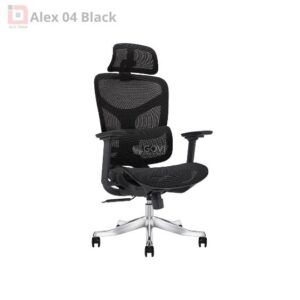 Ghế công thái học Ergonomic Govi Alex 04 Black