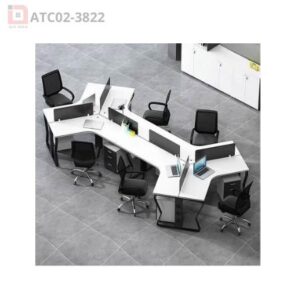 Cụm bàn làm việc 6 người Atlas ATC02-3822
