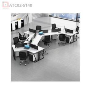 Cụm bàn làm việc 8+1 người Atlas ATC02-5140