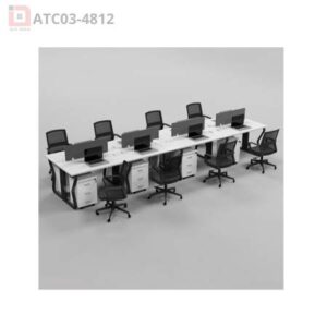Cụm bàn làm việc 8 người Atlas ATC03-4812
