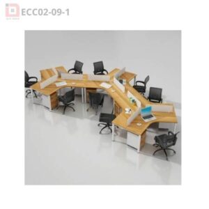 Cụm bàn làm việc 8+1 người Eos ECC02-09-1