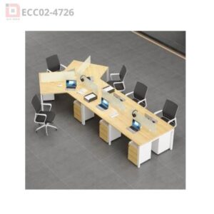 Cụm bàn làm việc 6+1 người Eos ECC02-4726