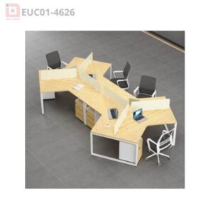 Cụm bàn làm việc 6 người Eos EUC01-462