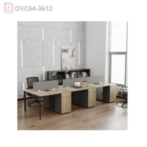 Cụm bàn làm việc 6 người Oval OVC04-3612