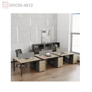 Cụm bàn làm việc 6 người Oval OVC05-4012