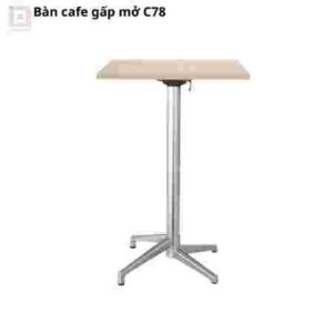 Bàn cafe gấp mở C78