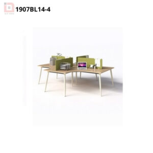 Cụm bàn làm việc 4 chỗ kiểu chân 1907BL14-4 T90