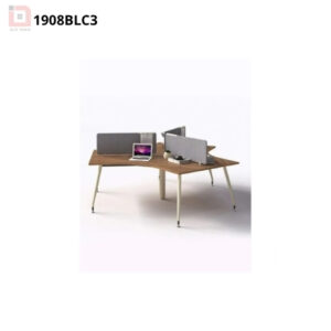 Cụm bàn làm việc 3 chỗ kiểu chân 1908BLC3 T90