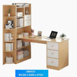 Bàn làm việc liền kệ sách ABP037